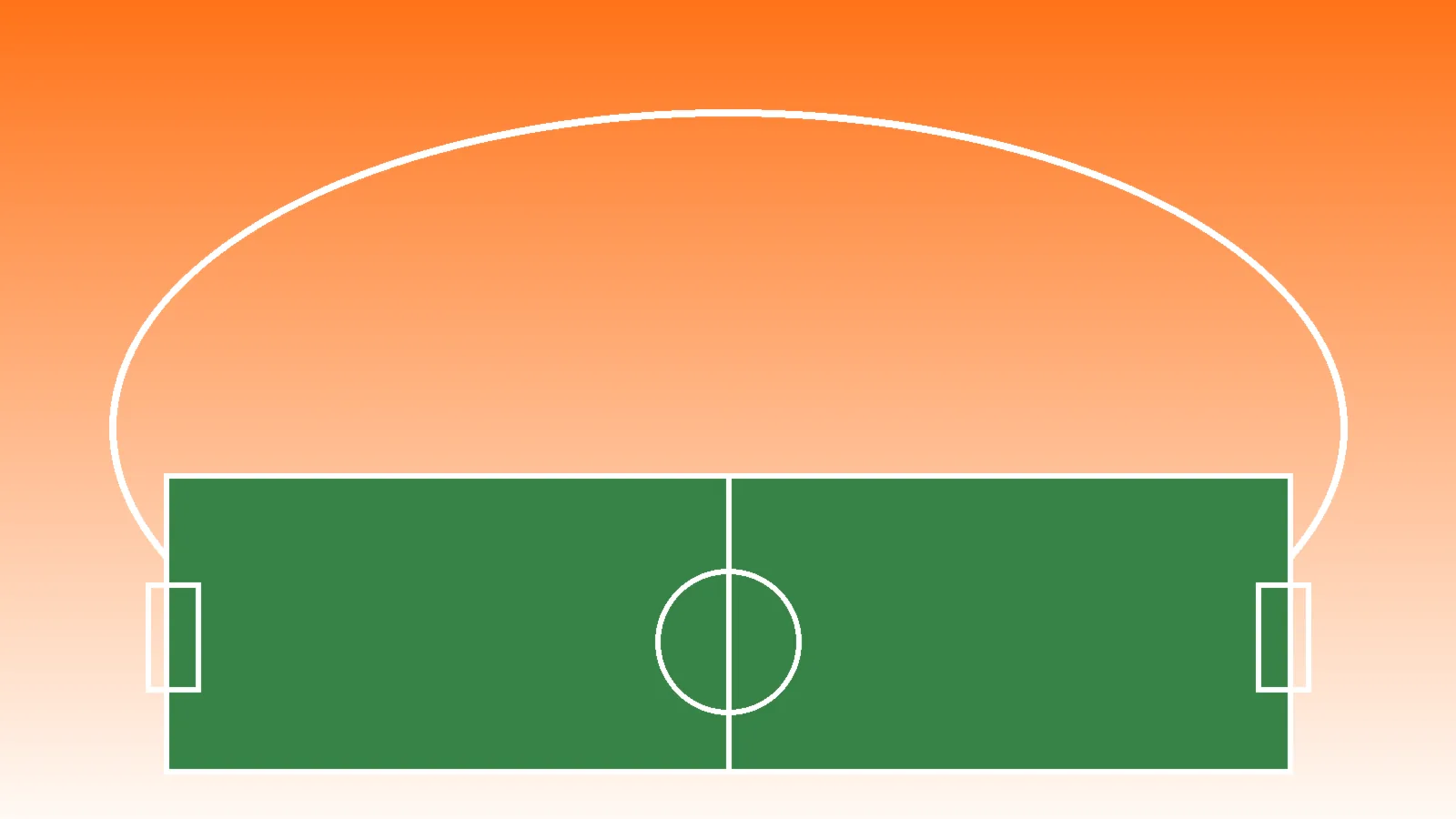 比赛进行中的比分与球场场景图